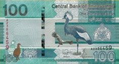 Bancnota Gambia 100 Dalasis 2019 - PNew UNC ( SERIE NOUA ) foto
