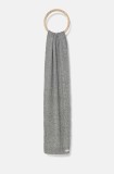 Pepe Jeans esarfa din amestec de lana YELA SCARF culoarea gri, neted, PL060200