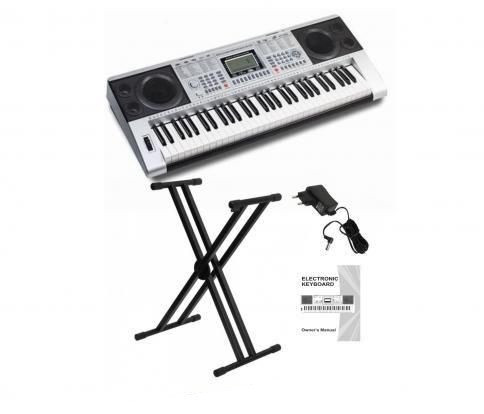 Orga electronica semiprofesionala XY-332 + Stativ, MIDI, 61 clape tip pian  | Okazii.ro