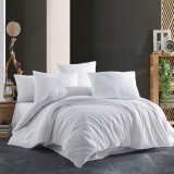 Lenjerie pat creponata 100% bumbac - o persoana horeca line