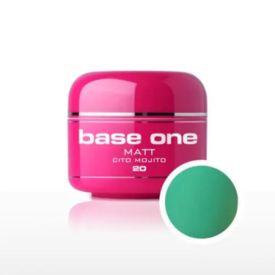 Gel UV Silcare Base One Matt - Cito Mojito 20, 5g foto