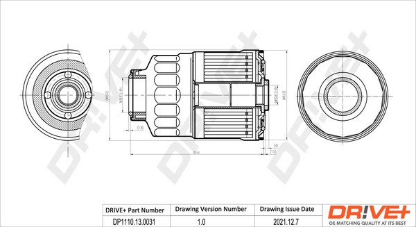 Dr!ve+ DP1110.13.0031 filtru combustibil