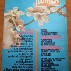 revista lumea 3 mai 1979-vizita lui ceausescu in africa