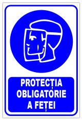 indicator protectia obligatorie a fetei foto