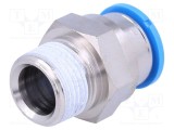 Racord push-in simplu Festo 0,95&divide;6bar cu garnitură cauciuc NBR