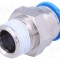 Racord push-in simplu Festo 0,95&divide;6bar cu garnitură cauciuc NBR