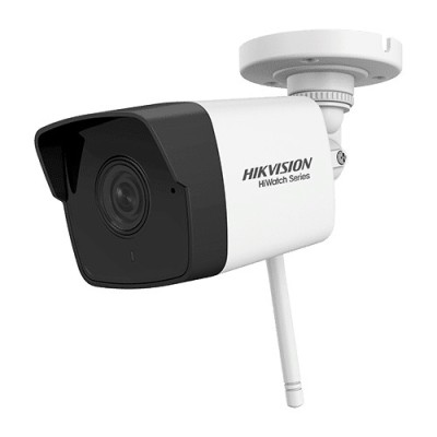 Camera supraveghere IP, Wi-Fi, 2MP, lentila 2.8mm, IR 30m, Audio, SD-card, IP66 - Hikvision HiWatch HWI-B120H-D/W(2.8mm)(D) SafetyGuard Surveillance foto