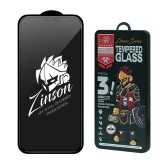 Folie Protectie Ecran Proda Zinson pentru Apple iPhone 12 mini, Sticla securizata, Full Face, Privacy, 9H, Neagra