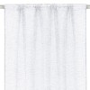 Perdea Decorativă, Model cu Bandă, Material Poliester, Culoare Alb, Dimensiuni 140x140 cm, Oem