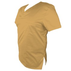 Halat Medical Pe Stil, Bej cu Elastan, Model Classic Barbati - XL