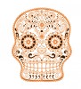 Sticker decorativ, Skull, 78 cm, 216STK-9, natura si peisaje
