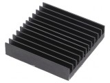 Radiator extrudat cu aripioare BGA negru 42,5mm