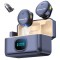Set 2 Microfoane Lavaliera Wireless Q8 DolphinMC?, compatibil cu iPhone, iPad, Samsung, Huawei, Xiaomi, Carcasa de Incarcare Plug and Play, Android, I