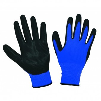 Manusi latex baza neagra , alabastru foto