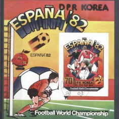 Korea 1981 Sport, Soccer, Football, imperf. sheet, used T.294