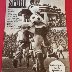 Revista SPORT nr.8/aprilie 1971 (prezentare POLITEHNICA IASI)