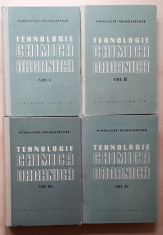 TEHNOLOGIE CHIMICA ORGANICA, 4 VOLUME, autori WINNACKER si WEINGAERTNER, 1958-59 foto