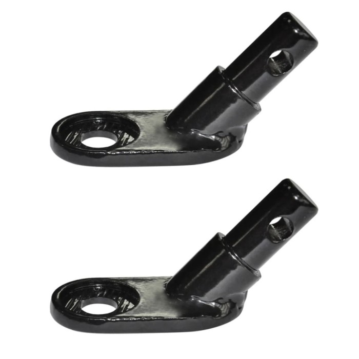 vidaXL Cuplaje pentru remorcă de bicicletă, 2 buc., fier 275659