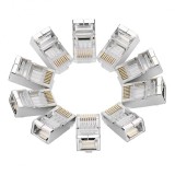 Conector Retea UGREEN NW111, RJ45, Cat6, Set 10 bucati