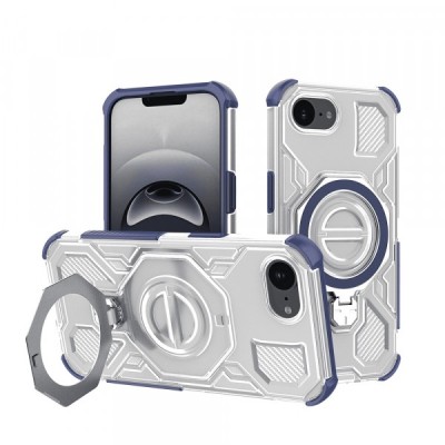 Husa pentru Apple iPhone 16e, Techsuit, Carbon Shield Pro, Albastra foto
