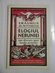 ELOGIUL NEBUNIEI - SAU DISCURS SPRE LAUDA PROSTIEI - ERASMUS DIN ROTTERDAM foto