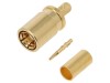 Conector SMB Mama Drept 50 Ohm TELEG&Auml;RTNER J01161A0691 Crimpare Aurit PTFE Pe Cablu