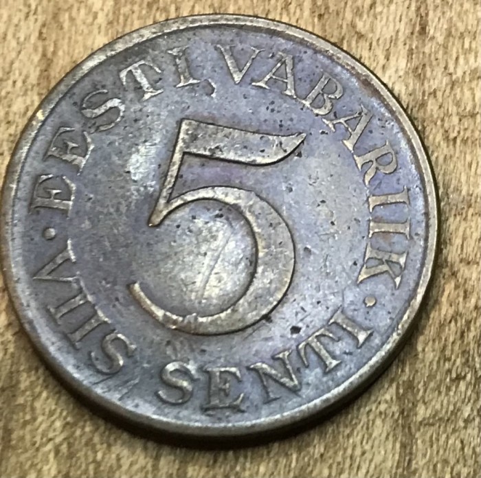 MNDSTR5 5 senti 1931