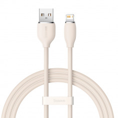 Baseus -l Cablu de date (CAGD000004) - USB la Lightning, 2.4A, 1.2m - Pink