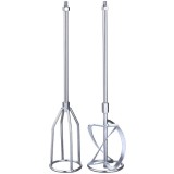 Einhell 49497695 - 2x Paleta de amestecat 120x585 mm tija cu filet M 14 bitum epoxidic adeziv tencuiala mortar