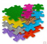 Covoras ortopedic senzorial puzzle set mediu 2a, Muffik