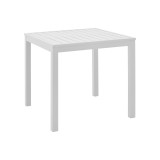Cumpara ieftin Masa de plaja Kliton, Pako World, Aluminiu, Alb, 45x45x41 cm