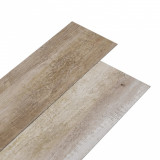Placi pardoseala autoadezive lemn decolorat 5,02 m&sup2; PVC 2 mm