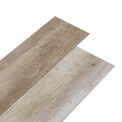 Plăci pardoseală autoadezive, lemn decolorat, 5,21 m&amp;sup2;, 2 mm PVC foto