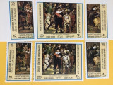 QU&#039;AITI STATE IN HADHRAMAUT, REMBRANDT - SERIE COMPLETĂ PERF. + IMPERF. MNH, Nestampilat