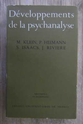 M. Klein, S. Isaacs, P. Heimann, J. Riviere - Developpements de la psychanalyse foto