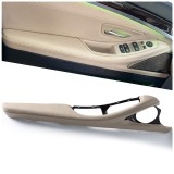 Maner Cotiera Interior, din Piele, pentru BMW seria 5 F10 F11 F18 - Bej - OEM 51417273049