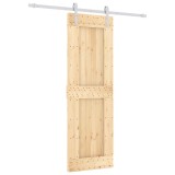 Cumpara ieftin Usa glisanta cu set de feronerie 70x210 cm, lemn masiv de pin