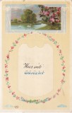 Felicitare Paste Husveti udvozlet circulata 14x9 cm