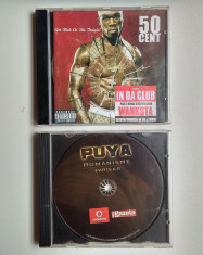lot CD muzica Puya - Romanisme, 50 Cent hip-hop rap compact disc foto