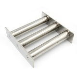 Grilă magnetică pătrată 150 x 150 x 25 mm cu 3 tuburi