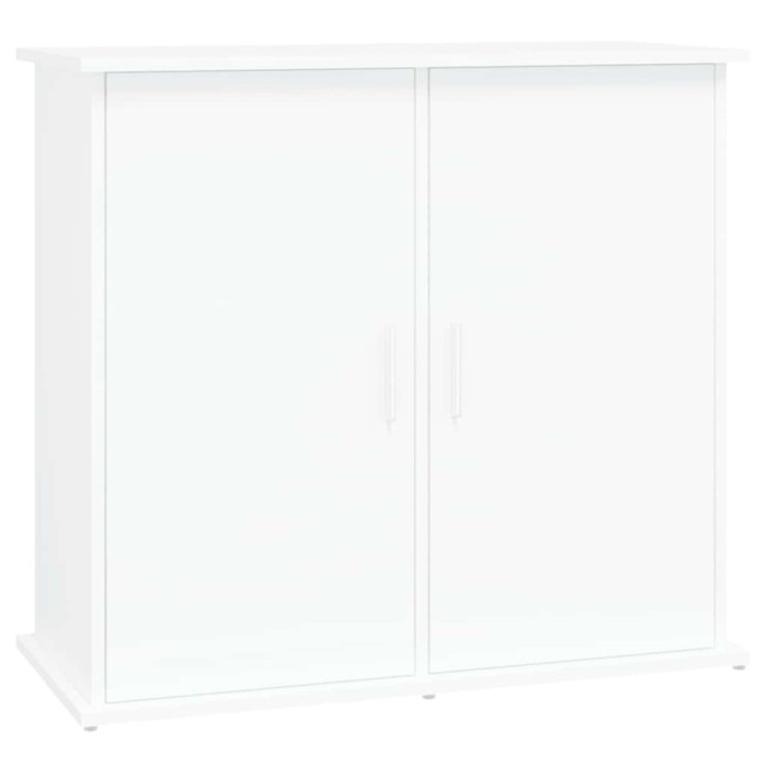 Suport pentru acvariu, alb, 81x36x73 cm, lemn prelucrat