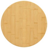 vidaXL Blat de masă, &Oslash;50x1,5 cm, bambus