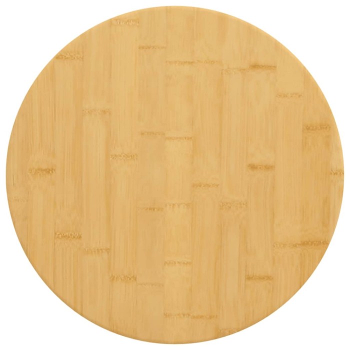 vidaXL Blat de masă, &Oslash;50x1,5 cm, bambus 352673