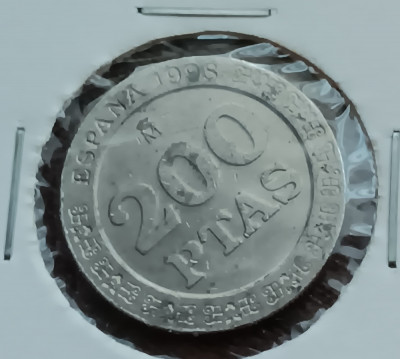 M3 C50 - Moneda foarte veche - Spania - 200 ptas - 1998 foto