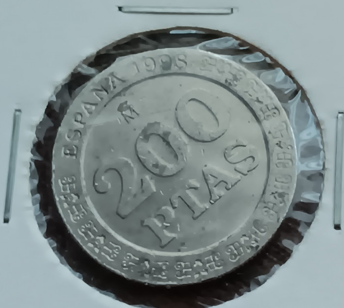 M3 C50 - Moneda foarte veche - Spania - 200 ptas - 1998