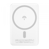 Baterie Externa Wireless Dudao K14S, 5000mAh, 10W, PD + QI, 1 x QI - 1 x USB-C, Alba