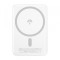 Baterie Externa Wireless Dudao K14S, 5000mAh, 10W, PD + QI, 1 x QI - 1 x USB-C, Alba