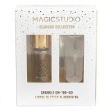 Set sclipici pulbere si adeziv Sparckle On The Go, Magic Studio, 85008