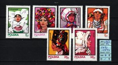 Polonia, 1983 | Porturi / costume tradiţionale femei - Folclor | MNH | aph foto