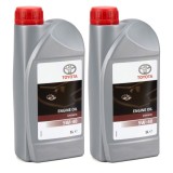 Ulei motor sintetic Toyota 5W40, 2 litri. Aprobare ACEA A3/B4. Performanta superioara, protectie avansata